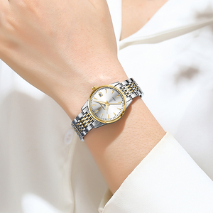 Reloj POEDAGAR 266 Elegante para Mujer, Diseño Simple y Moderno con Calendario, Correa de Acero Inoxidable, Resistente al Agua, Manecillas Luminosas, Regalo para Chicas - Product Image 4