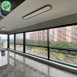 Portes et fenêtres coulissantes panoramiques en aluminium 48x60, double verre trempé, baie vitrée - Product Image 4