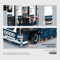 Jie Star JJ9256 Moc Technical 1354Pcs Scania Heavy Truck Bricks Assembling Model Toys for Children Gift Building Blocks Sets