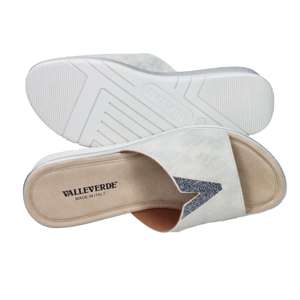 Sandales compensées Valleverde pour femme, perle, talon de 39,4 cm - Product Image 6