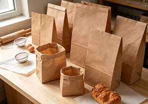 XINYUAN Eco-Friendly Recyclable Multi-Size Thick Paperboard Food Bags Folded Bottom Design Magnetic Closure Four-Color Printing - Product Image 2