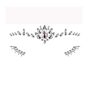 Nuovi Gioielli per il Viso 2023, Adesivi Temporanei per Tatuaggi, Decorazioni con Strass per Viso e Corpo, Arte Corporea per Festival e Feste di Compleanno - Product Image 5