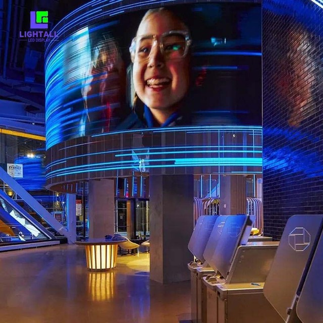 Die-casting Aluminum LED Outside Screen Indoor Large Curved LED Screen Display P4.81 LED Video Displays LED Matrix for Stage