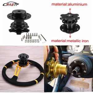 Adaptateur de volant à dégagement rapide Cross Border Formula 10 mm en alliage d'aluminium pour modification de voiture de course et de drift - Product Image 4