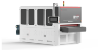 Machine de chanfreinage et de débavurage CNC de précision pour métaux, avec aspiration des poussières, pour tôles découpées au laser