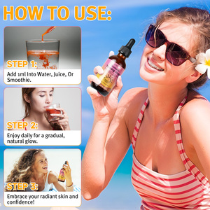 OneBtanicl Pastèque Saveur Soutient le Bien-être de la Peau Bronzage Bouche Gouttes Buvables Comestibles Sans Soleil Bronzage Gouttes Oral - Product Image 5