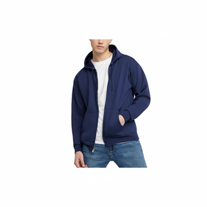 Sudadera con capucha de algodón para hombre y mujer, suéter deportivo informal con cremallera de calidad - Product Image 1