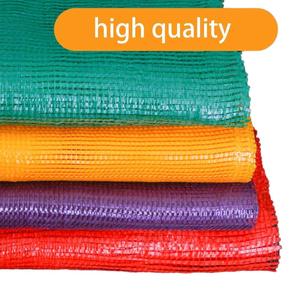 Huamaohengchun - Paquete de 10 Bolsas de Almacenamiento de Malla Extra Grandes y Duraderas, Material LDPE Reutilizable, 21''x32'', Capacidad para 50 Libras (Verde) - Product Image 2