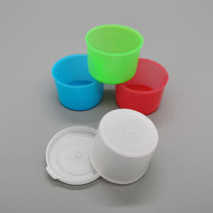 Vasos de Plástico para Medicamentos con Tapa, Rojo, Verde, Azul, Blanco, Moldeados por Soplado, Varios Tamaños, Uso Médico - Product Image 2