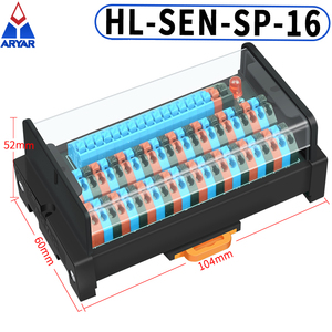 PLC <span class=keywords><strong>sens</strong></span>örünün 16 kanal Terminal bloğu <span class=keywords><strong>2</strong></span>/<span class=keywords><strong>3</strong></span> telli fotoelektrik yakınlık anahtarı Solenoid valf PLC Terminal bloğu kartı - Product Image 5