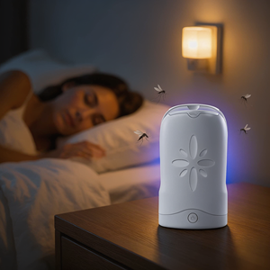 Piège à insectes volants sans produits chimiques, sans électrocution, rechargeable 1200 mAh, avec LED, pour intérieur et extérieur sec - Product Image 6