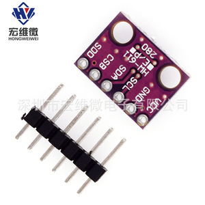 ฮงเว่ย ไมโคร GY-BMP280-3.3 BMP280 โมดูลเซ็นเซอร์ความดันอินเทอร์เฟซ I2C ความแม่นยำสูงสำหรับการวัดระดับความสูง - Product Image 4