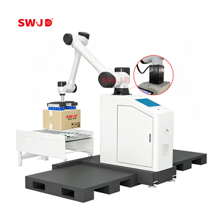 หุ่นยนต์จัดเรียงพาเลท SWJD พร้อมฟังก์ชั่นยกของ แขนหุ่นยนต์ 6 แกน รับน้ำหนัก 30กก. 50กก. โคบอทพาเลทไทเซอร์ หัวจับปลายแขนแบบกำหนดเองได้ - Product Image 1