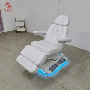 3 Motor elektrik muayene Podiatry sandalye tıbbi estetik dövme tedavisi yüz Spa güzellik yatağı masaj masası - Product Image 4