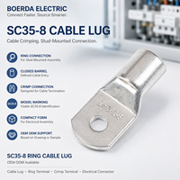 Borne de sertissage tubulaire SC pour câble, pour armoire de commande électrique, équipement de distribution d'énergie, fournisseur OEM