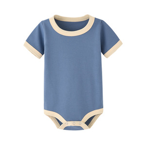 Combinaison pour nouveau-né, vêtements pour bébé, couleur unie, une pièce, vêtements d'été pour bébé, vêtements pour bébé en gros - Product Image 6