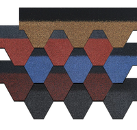 Hagelsichere Wasserdichte 3-Tab Bitumen Langlebige Architektonische USA-Standard Solar-Dachasphaltschindeln Dachmaterial