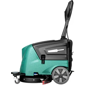 Germany Industrial Dry Vacuum Dual Brush Cleaner Floor Scrubber Machine