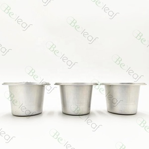 <span class=keywords><strong>Grossiste</strong></span> en usine Ensemble de shisha rechargeable en aluminium argenté Techniques de miroir uniques avec dosette en aluminium et emballage dans une boîte en verre - Product Image 5
