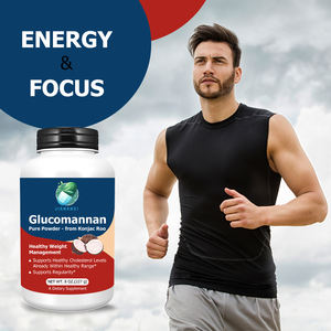 OEM ODM Glucomanano Puro Orgánico en Polvo 2000mg, Suplemento Dietético de Raíz de Konjac, Apoya la Pérdida de Peso y un Colesterol Saludable - Product Image 4