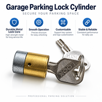 Serrure de garage antivol en alliage de zinc avec noyau en laiton, pour parking, avec clés, OEM/ODM, quincaillerie personnalisée pour usage privé ou en parking.