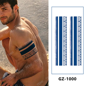 Tatuaje Temporal Personalizado de Fábrica, Semipermanente, de Larga Duración (1-2 Semanas), con Jugo Herbal, Realista, Geométrico, Unisex, Venta al Por Mayor - Product Image 2