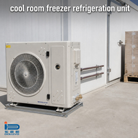 Unité de réfrigération pour chambre froide, groupe de condensation, compresseur-pompe Invotech, moteur refroidi par air R507 pour chambre froide de crème glacée
