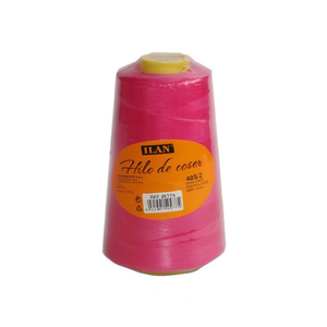Ilan Hilo De Cose Sewing Thread 40S/2 2750M Pink Color For Sewing <b>Machines</b> And <b>Hand</b> <b>Stitching</b> - Product Image 1