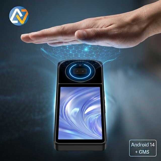 NB60PRO 2026 New Smart POS Terminal Android 14.0 GMS Handheld Printer Biometric Palm Vein Recognition 4G NFC Bluetooth 3GB/32GB