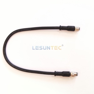 Conjunto de cabos 110V do fabricante feito sob encomenda-chicote de fios fêmea do conector do Pin M8 do homem 3 4 250V - Product Image 2