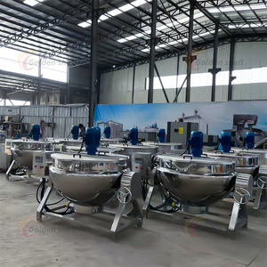 Marmite de cuisson et de mélange à vapeur électrique à haut rendement et prix abordable, avec agitateur, pour confiture de tomates, pâte de curry et soupes - Product Image 2