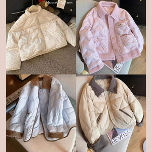 Vente directe d'usine de vestes en coton pour femmes, mode d'hiver, vestes en duvet respirantes, vêtements chauds en fibres de polyester - Product Image 2