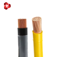 Cable Eléctrico de Cobre THHN de 600V con Aislamiento de PVC para Construcción, Suministro de Fábrica