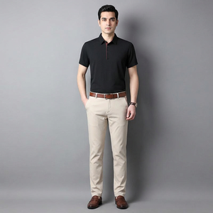 OEM Customized men's polo <b>shirts</b> men's short sleeved high end lapel casual <b>collared</b> <b>shirts</b> men's <b>t</b> <b>shirt</b> - Product Image 1