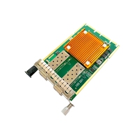 Adaptor Ethernet port ganda kartu jaringan 10G, adaptor jaringan serat optik untuk kartu OCP Mezzanine dengan chip Intel 82599ES