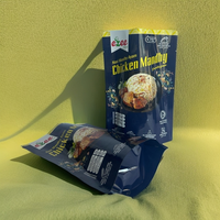 Offre Spéciale sac auto-fondant en plastique à impression personnalisée doypack écologique avec fermeture éclair à haute température sacs de cornue pour emballer le riz