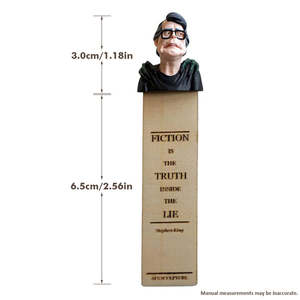 Signets <span class=keywords><strong>d</strong></span>'horreur-le <span class=keywords><strong>meilleur</strong></span> cadeau pour <span class=keywords><strong>les</strong></span> fans de romans <span class=keywords><strong>d</strong></span>'horreur, signets <span class=keywords><strong>d</strong></span>'halloween effrayants, signets de Sculpture de Figure demi-longueur - Product Image 4