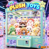 Aracde Supply - Peluche Écureuil de 8 pouces avec queue moelleuse, jouet pour machine à griffes, vente en gros pour jeux d'arcade