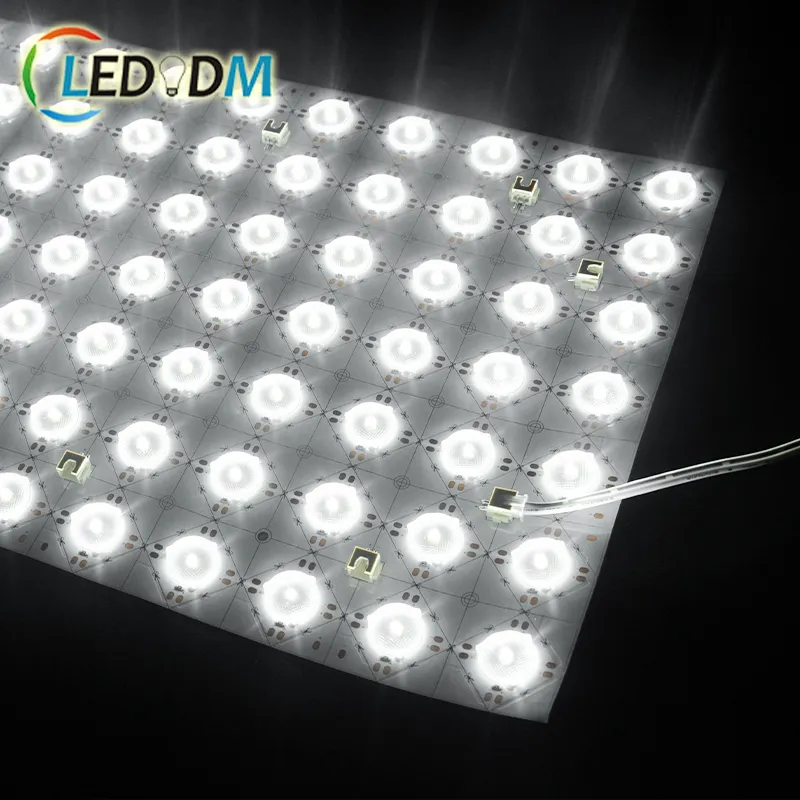 렌즈 105leds/pcs 160 도 글로우 슬림 Led 시트 유연한 백라이트 패널 시트 석재에 대한 LED 빛