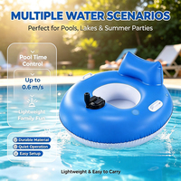 Nouveau flotteur gonflable électrique en PVC, jouet aquatique flottant pour 1 personne, propulsion en PVC, fabricant direct
