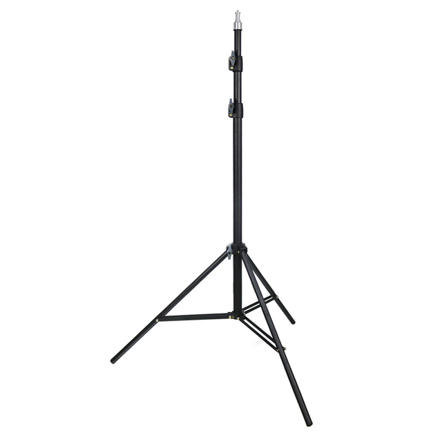 2.1M 8806 Adjustable Metal Light Stand Tripod Phone Mount with Portable Design for Photo Studio Softbox Reflector Lighting Lamps