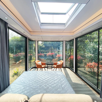 Module préfabriqué de fabrication industrielle avec extérieur personnalisé pour projet touristique, lodge de glamping, maison capsule spatiale moderne de luxe haut de gamme