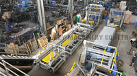 Machine de fabrication de palettes en bois entièrement automatique, machine de fabrication de palettes à haute efficacité, prix de la machine de fabrication de palettes