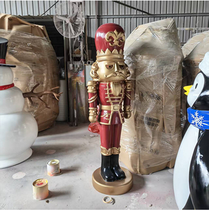 <span class=keywords><strong>Statue</strong></span> géante <span class=keywords><strong>de</strong></span> roi <span class=keywords><strong>casse</strong></span>-<span class=keywords><strong>noisette</strong></span> en fibre <span class=keywords><strong>de</strong></span> verre <span class=keywords><strong>de</strong></span> 180 cm, taille réelle, sculpture <span class=keywords><strong>de</strong></span> Noël, figurine <span class=keywords><strong>de</strong></span> Noël commerciale - Product Image 5