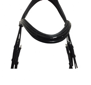 Harnais d'équitation intelligent en cuir avec surpiqûres contrastées et corde anti-stress, type harnais fantaisie - Product Image 3