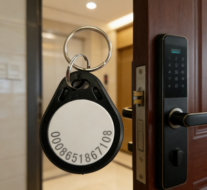 คีย์เฟอร์ NFC M1คลาสสิก1K การส่งข้อมูลความเร็วสูง13.56MHz พร้อมการพิมพ์โลโก้/หมายเลขที่กำหนดเอง - Product Image 1