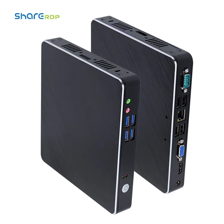 Qinglian Shenzhen komputer Desktop berat kustom Core I3 generasi ke-2 3th casing Server Mini Linux PC Mini Desktop I3