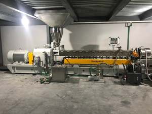 SPS TPE POE EVA TPR TPU Schuhsohle Material Granulat Doppels ch necken extrudi maschine China Lieferant - Product Image 4