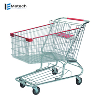 Chariot à provisions portatif léger de haute qualité chariot à main extérieur pratique PU fait PP acier aluminium tissu métal