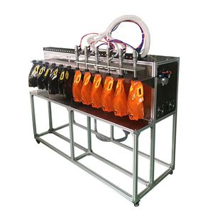 50ML-5000ML 6-Head 17L Capacity Bag Water Washing Nutrient Hand Sanitizer Lubricating <b>Oil</b> Automatic Spout Filling <b>Machine</b> - Product Image 2